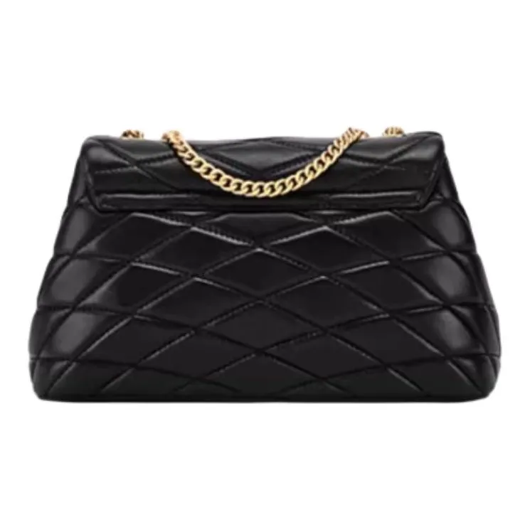 Hush Puppies Sheepskin Shoulder Bag Crossbody Bag Women's Black-4