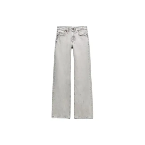 ZARA Jeans Women's Light Gray