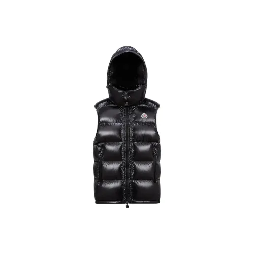 Moncler Vests Men Black