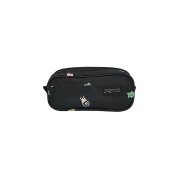 JanSport Polyester Fabric Clutch, Makeup Bag, Storage Bag Small Size Women's Graffiti Party