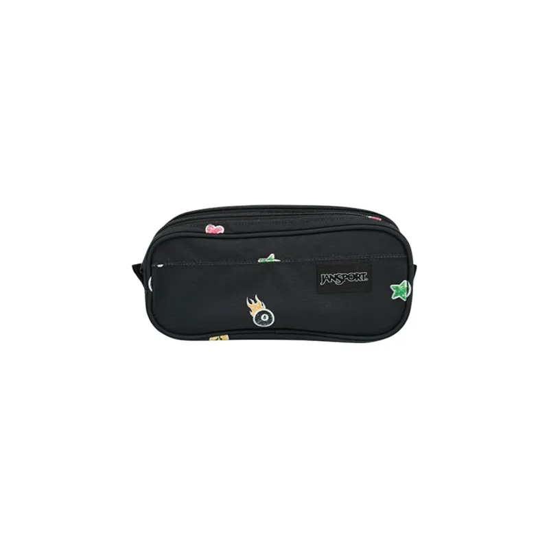 JanSport Polyester Fabric Clutch, Makeup Bag, Storage Bag Small Size Women's Graffiti Party-0