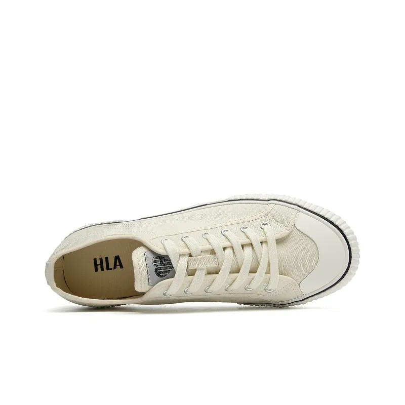 HLA Men's Shoes Trendy Versatile Breathable Casual Balmuda Classic Wear-Resistant Canvas Shoes-10