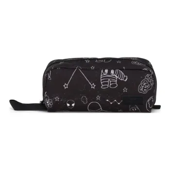JanSport Polyester Storage Bag Makeup Bag Unisex Cosmic Black