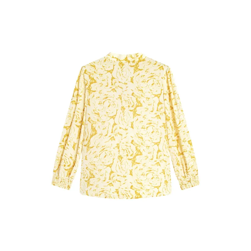Famanxuan Shirt Women's Bern Morning Light Yellow-1