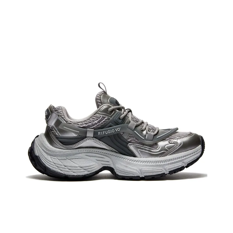 RIFUGIO VO' Abrasion Resistant Height Increasing Low Top Chunky Sneakers Unisex-22