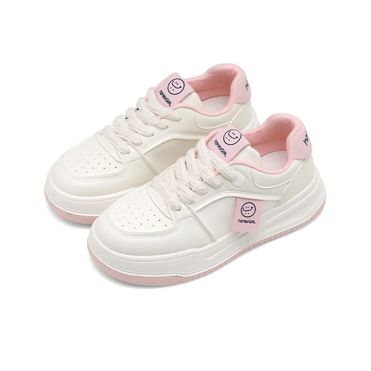 Honey GIRL Anti Slip Wear Resistant Low Top Skateboard Shoes-10