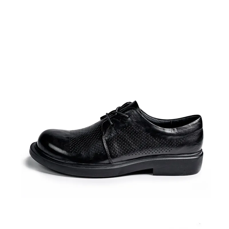 Brounvanm Men's Casual Shoes Men Low Top Black/Coffee-8