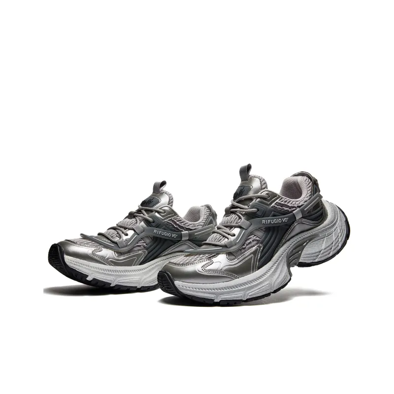 RIFUGIO VO' Abrasion Resistant Height Increasing Low Top Chunky Sneakers Unisex-23