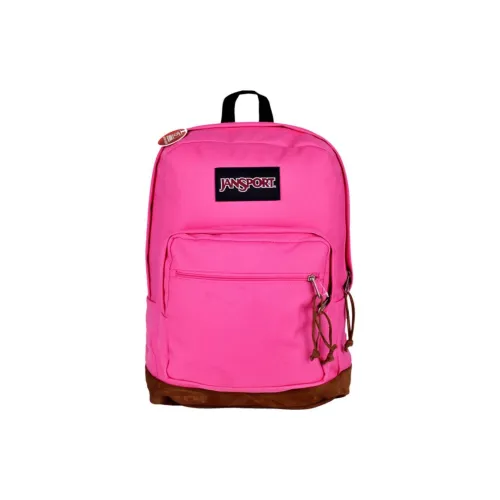 JanSport Polyester Backpack Medium Size Women's Rose Red