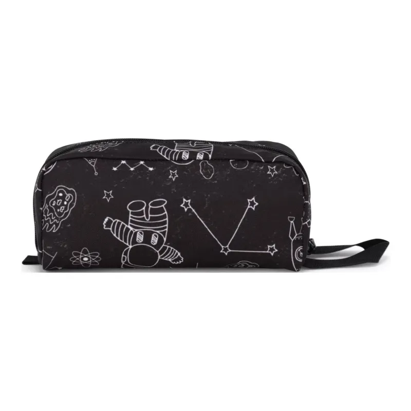 JanSport Polyester Storage Bag Makeup Bag Unisex Cosmic Black-2