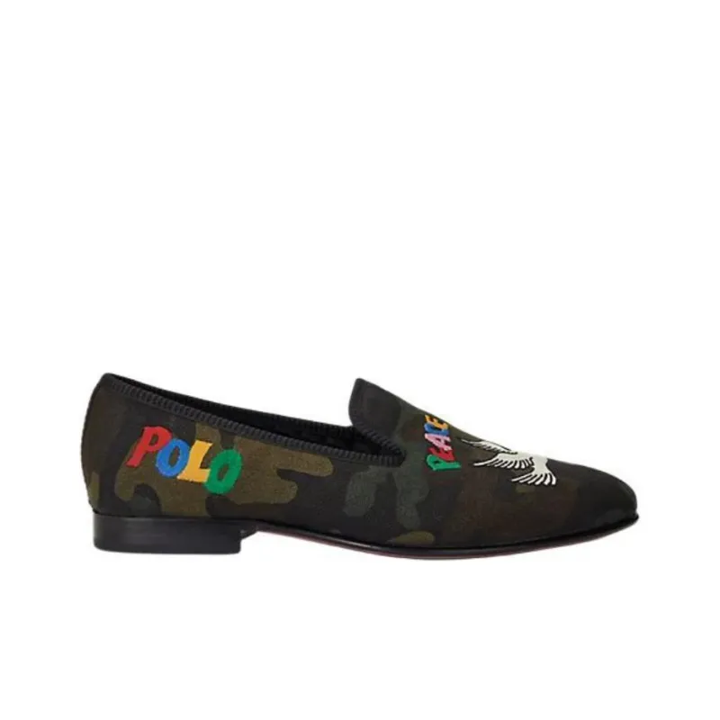 Polo Ralph Lauren Paxton Peace Love Polo Casual Shoes Men's Camouflage-1
