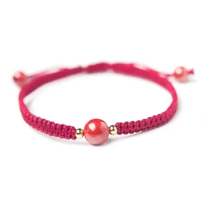 Tokai Family Reconstructed Cinnabar Bracelets Unisex-4