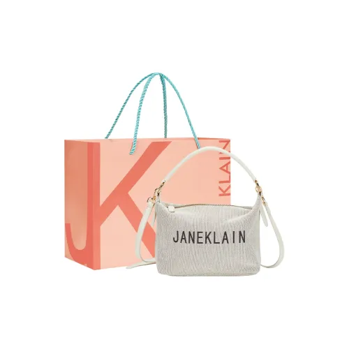 JANE KLAIN PU Handbag Regular Women's White/Black