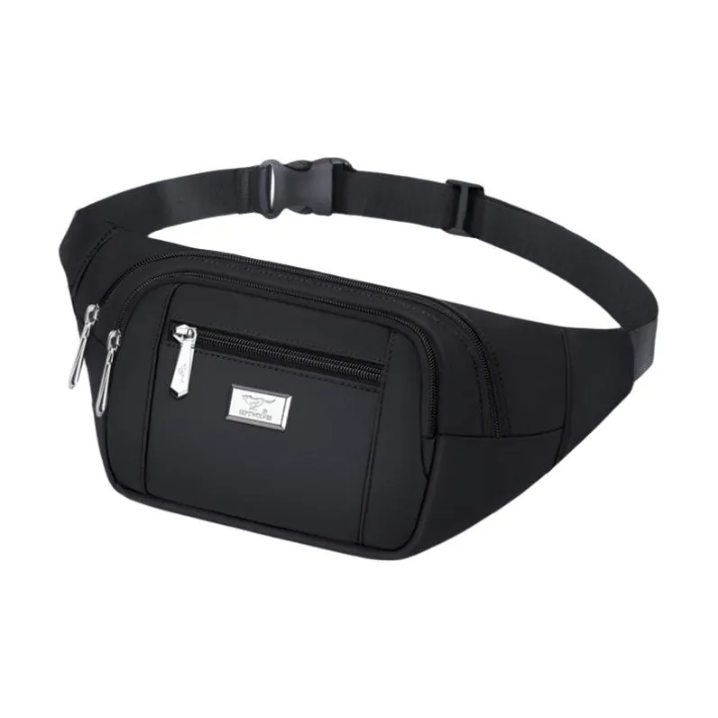 SEPTWOLVES Oxford Crossbody Bag Sling Bags Men's Black-1