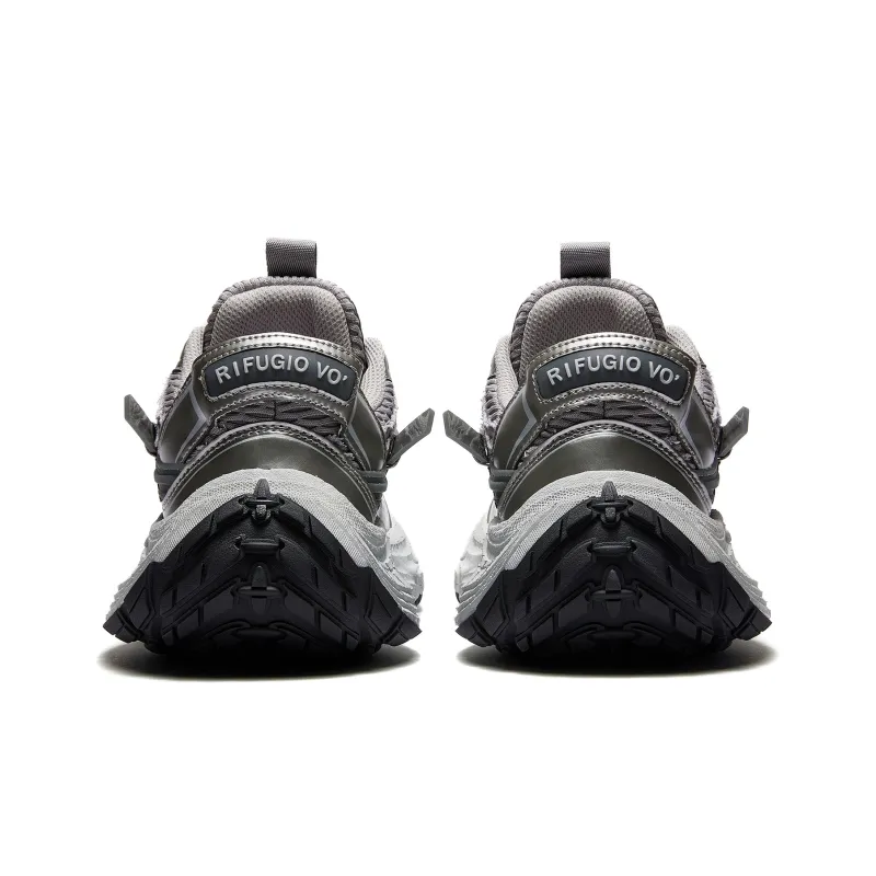 RIFUGIO VO' Abrasion Resistant Height Increasing Low Top Chunky Sneakers Unisex-26