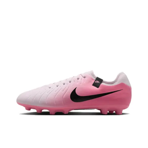 Nike Tiempo Legend 10 Soccer Shoes Unisex Low-Top Pink Foam/Black