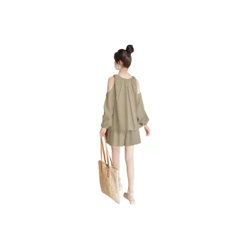 Cypress House Casual Suit Women's Khaki Green