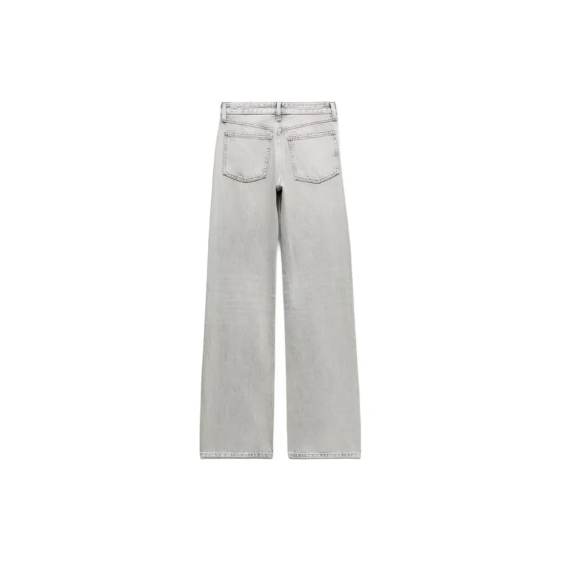 ZARA Jeans Women's Light Gray-1