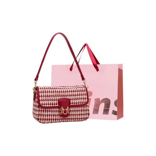 WHEELY BABY Handbags Red Houndstooth