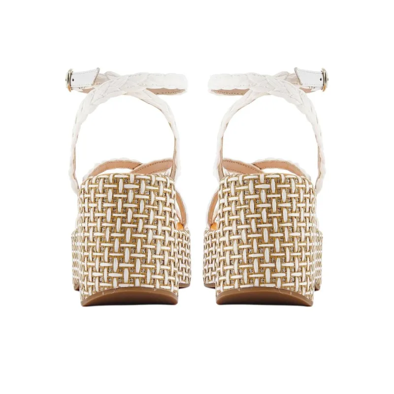 Sophia Webster Miranda 90mm Flatform Raffia Sandals-3
