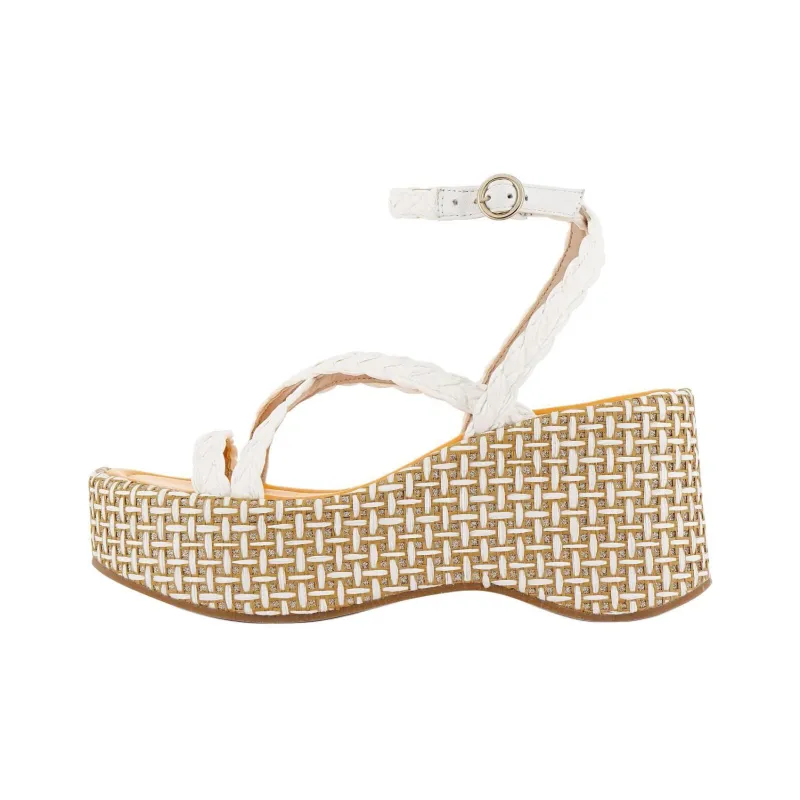 Sophia Webster Miranda 90mm Flatform Raffia Sandals-0
