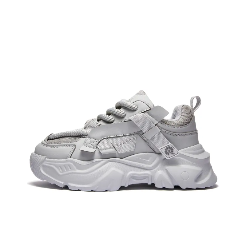 RIFUGIO VO' Wear-Resistant Height Increasing Low-Top Chunky Sneakers Unisex-0