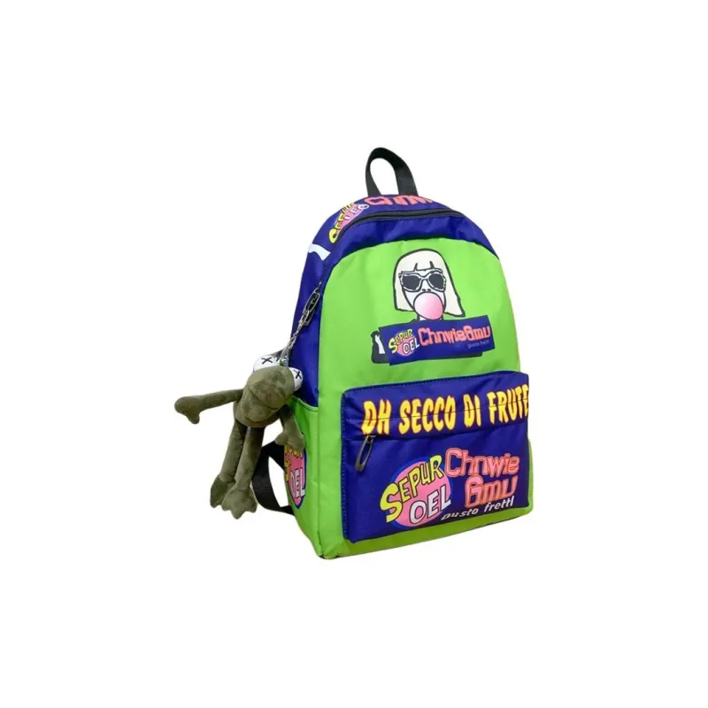 TINYAT Oxford Backpack Regular Unisex Multicolor-1