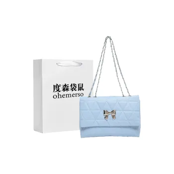 Dusen Kangaroo PU Crossbody Bag Regular Women's Black/Brown/Lake Blue/Multicolor