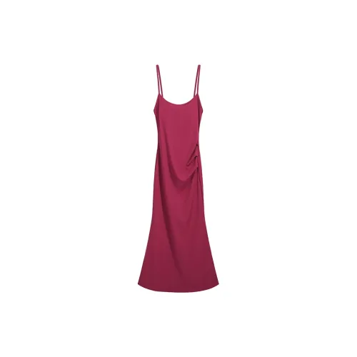 Adeworn Slip Dresses Women's Rose Red