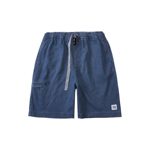 WAYNEXZAVIER Casual Shorts Men Blue