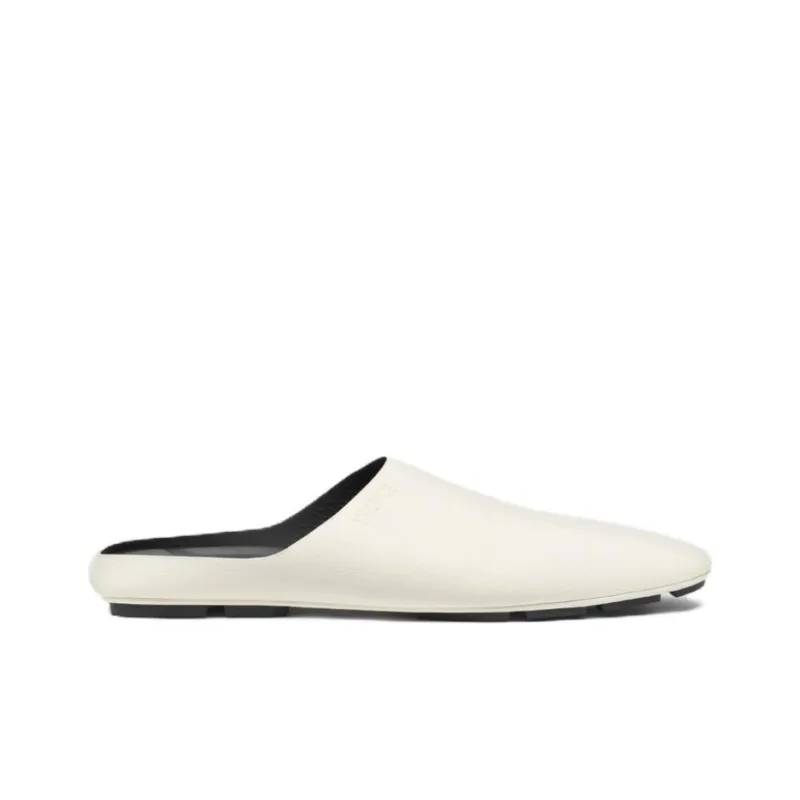 FANSIZHE Closed Toe Slippers Men's White-1