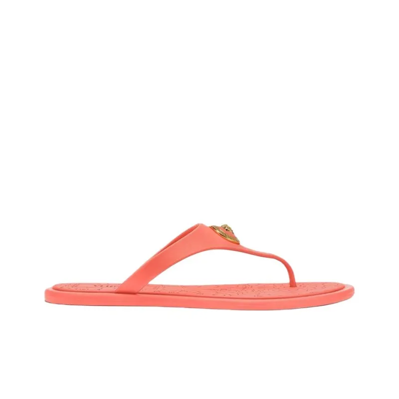 VERSACE Medusa Flip Flops Women's Orange-1