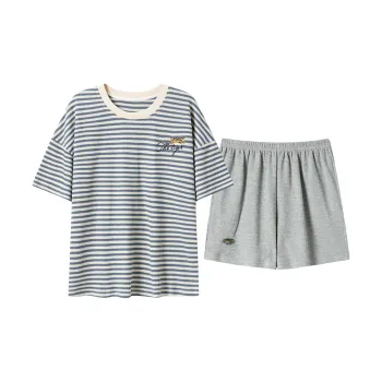 Close-fitting Areas SS24 Pajama Set Women's Beige Yellow