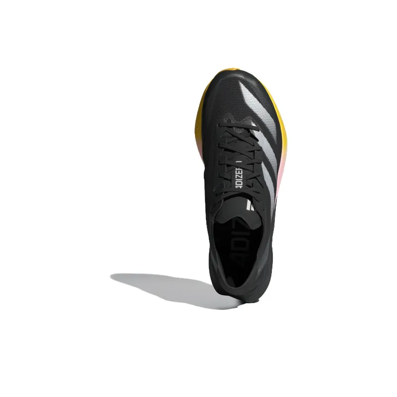 Adidas Adizero Adios 8 Cushioning Wear-Resistant Low-Top Marathon Running Shoes Women's Black Yellow-2