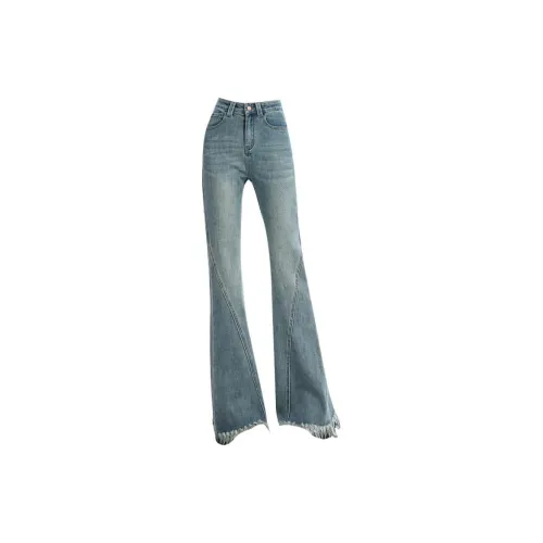 Pure Shimane Jeans Women's Vintage Blue Single Style