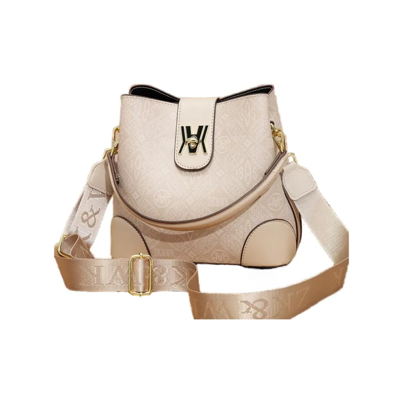 Weymond Pu Crossbody Handbag, Shoulder Bag Regular Women's Coffee/Earth Yellow/Ecru-1