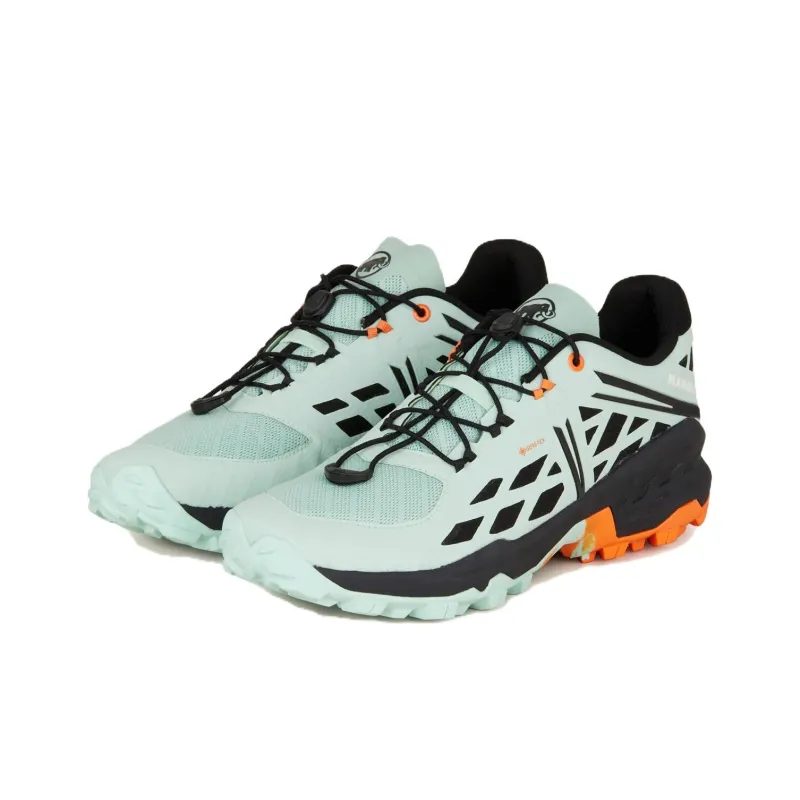 MAMMUT Sertig Anti Slip Wear Resistant Low Top Trekking Shoes Men's Green Black-2