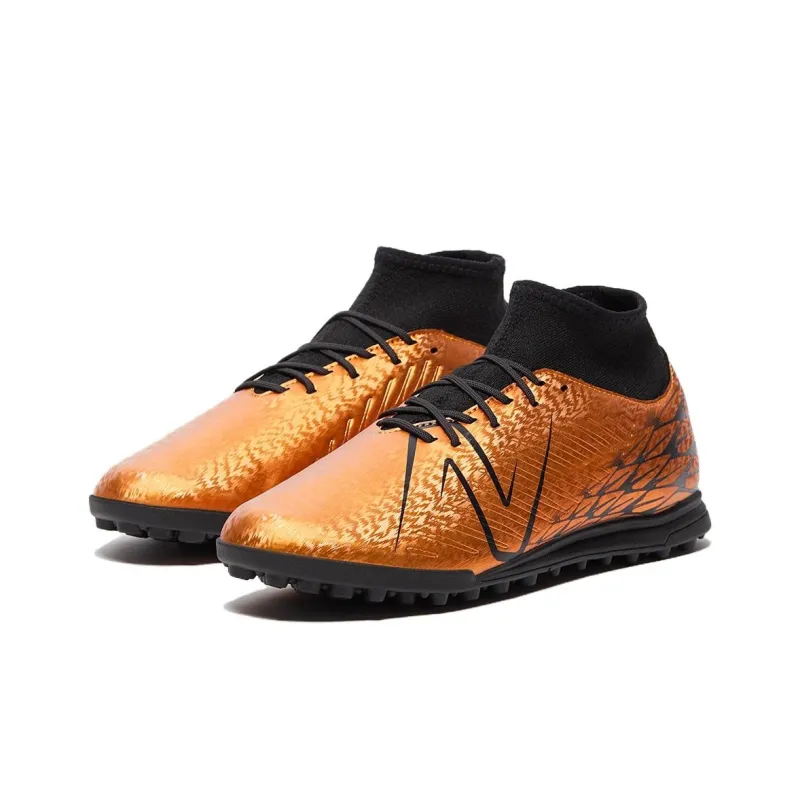 New Balance Tekela V4 Soccer Shoes Unisex Low Top Orange Black-2