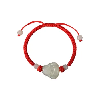 Jing Ruyu Bracelets White Jade Unisex