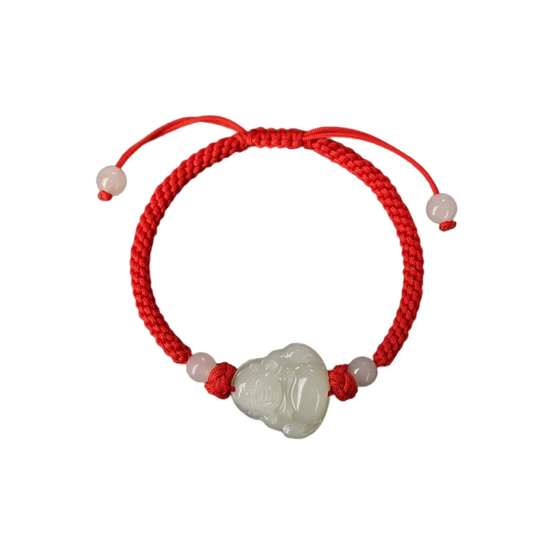 Jing Ruyu Bracelets White Jade Unisex-0