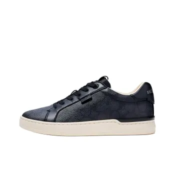 COACH Lowline Low-Top Skateboard Shoes Men's Black