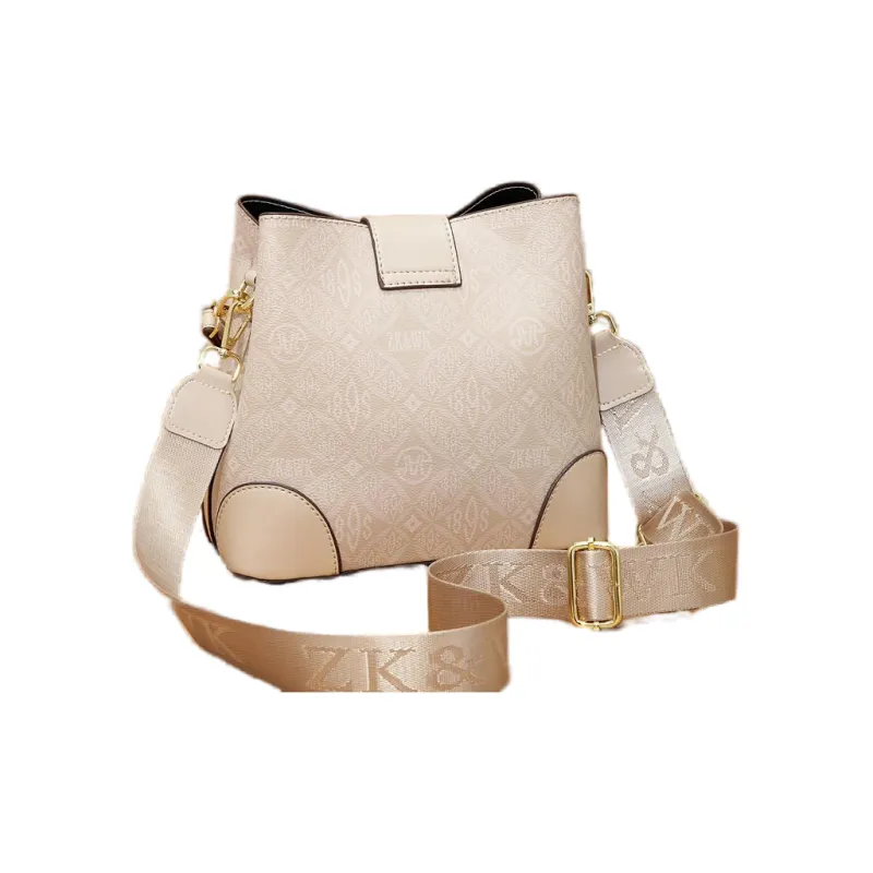 Weymond Pu Crossbody Handbag, Shoulder Bag Regular Women's Coffee/Earth Yellow/Ecru-2