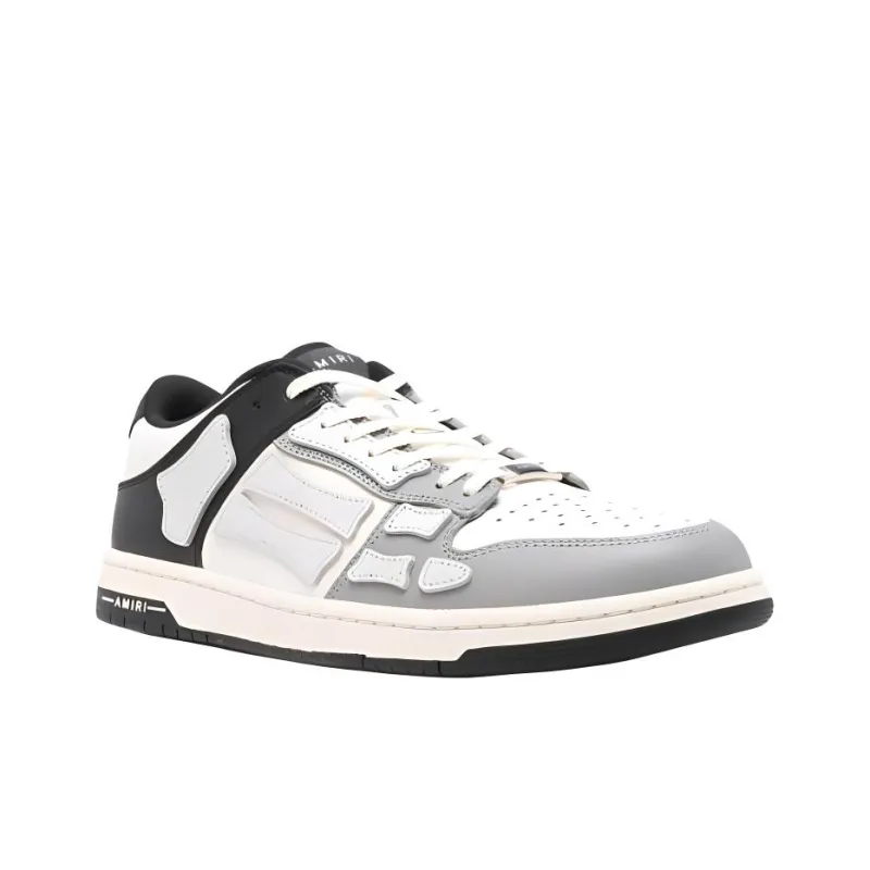 AMIRI Skel Top Low Low Top Skateboard Shoes Men's White-2
