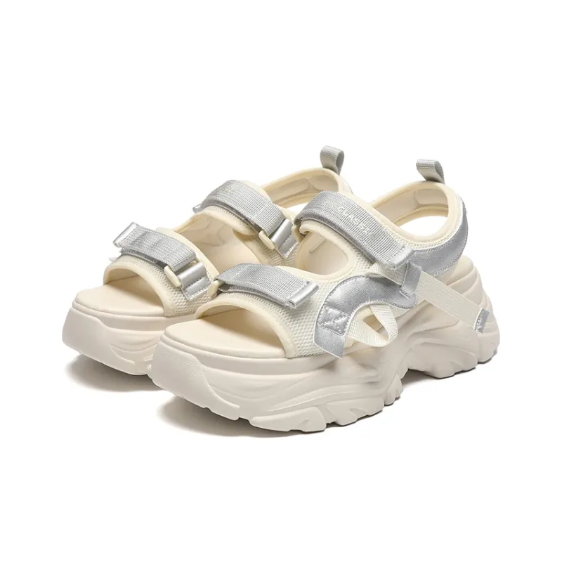 ZHR Beach Sandals Women's Beige, Gray Pink-2