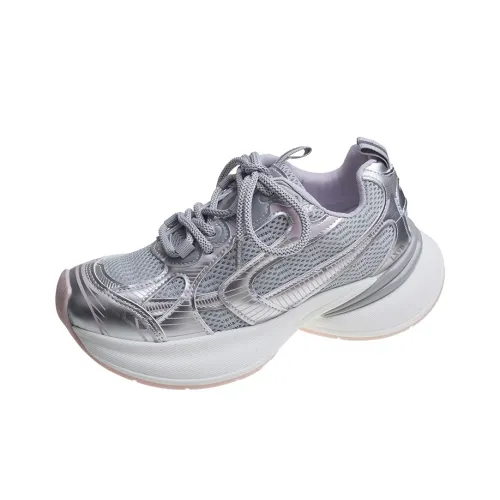 LXVB Slip-Resistant Breathable Low-Top Chunky Sneakers Women's
