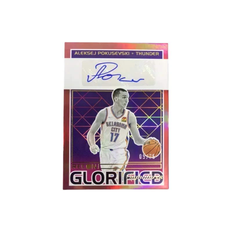 PANINI 2020 21 Panini RC Thunder Pokusevski Sticker 75 Paralel Player Cards Card Product Pass Sports Cards 1 Pc-0