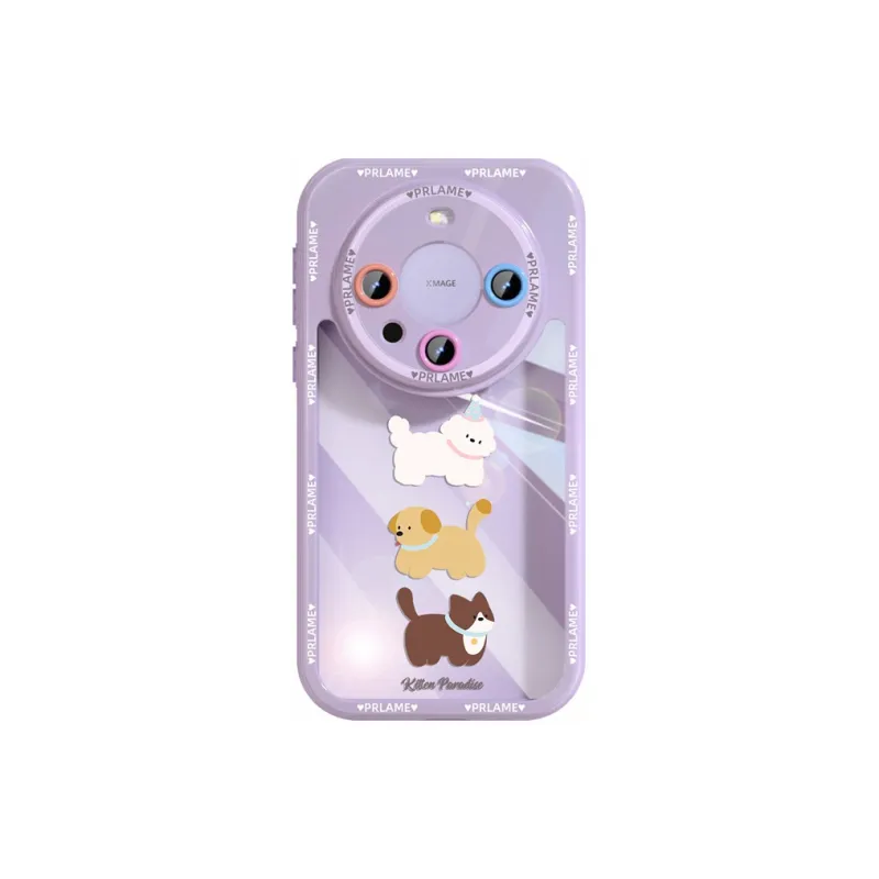 Sen Dog Acrylic Material Transparent Cute Niche Phone Cases Applicable To Huawei Mate60Pro/50/40-6