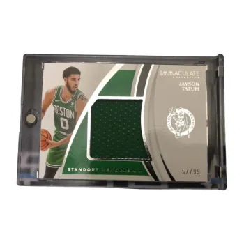 PANINI 20 21 Celtics Tatum Imm Material Jersey Player Card 99 Serial Card Product Access Sports Cards 1 Pc
