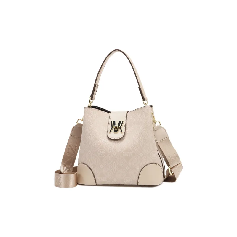 Weymond Pu Crossbody Handbag, Shoulder Bag Regular Women's Coffee/Earth Yellow/Ecru-0