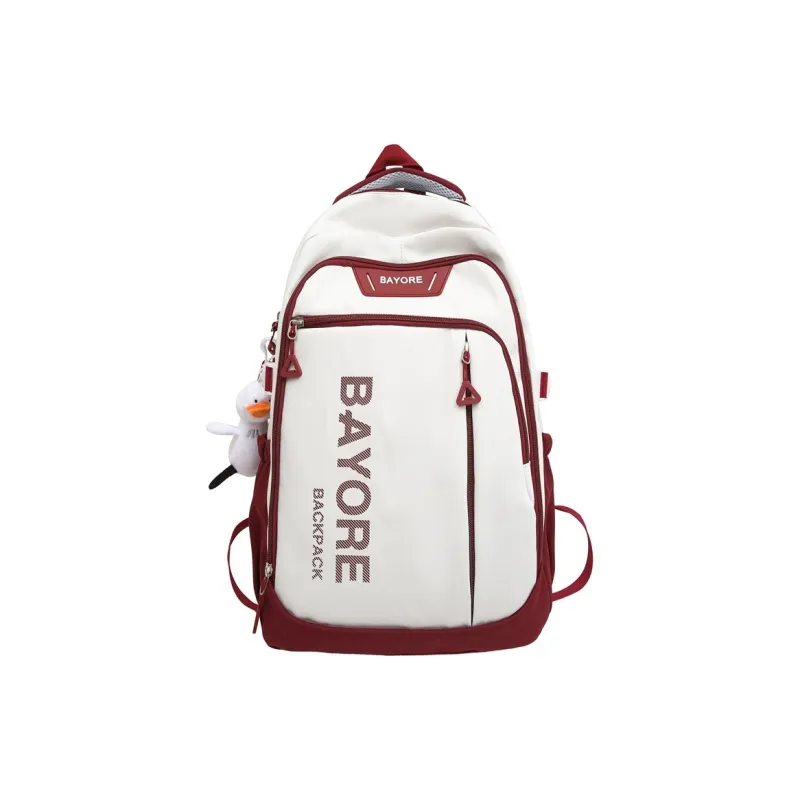 DALO Nylon Backpack Laptop Backpack Regular Unisex Black/Blue/Red/Orange-4